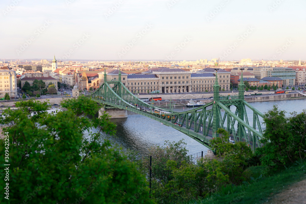 View on Budapest panorama. 