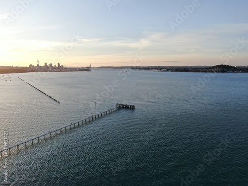 Judges Bay, Auckland / New Zealand - December 14, 2019: The Judges Bay, Okahu Bay and Hobson Bay photo