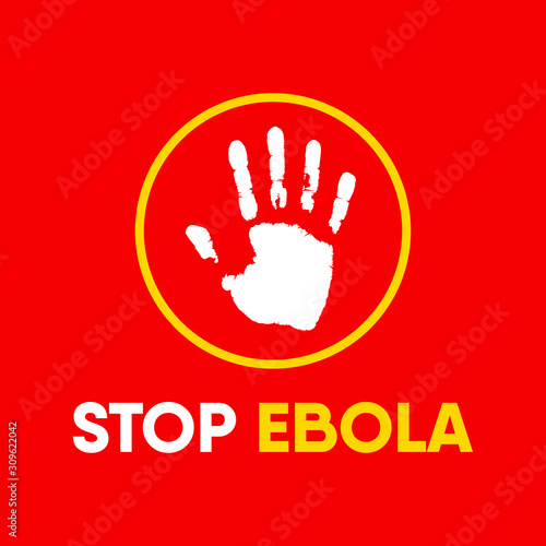 Awareness Campaign on the theme of End to Ebola Virus, Vector Illustration.