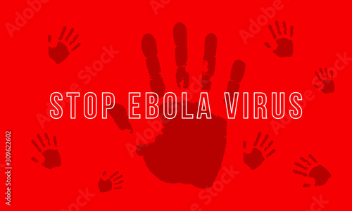 Awareness Campaign on the theme of End to Ebola Virus, Vector Illustration.
