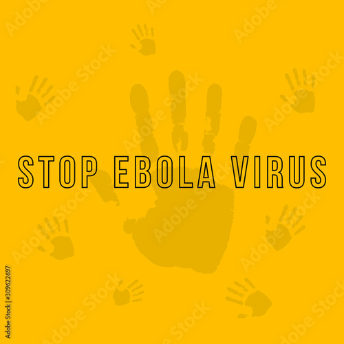 Awareness Campaign on the theme of End to Ebola Virus, Vector Illustration.