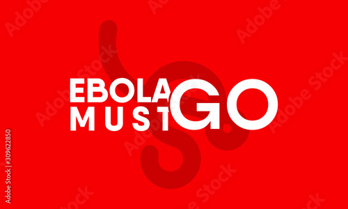 Awareness Campaign on the theme of End to Ebola Virus, Vector Illustration.