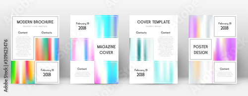 Flyer layout. Business valuable template for Broch