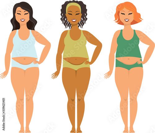 bodypositive plus size girls