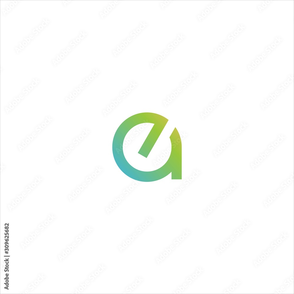 vector modern logo with the initials vector modern logo with the initials
