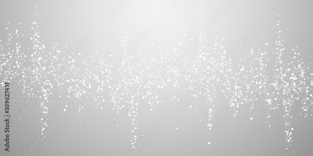 Random white dots Christmas background. Subtle fly Random white dots Christmas background. Subtle fly