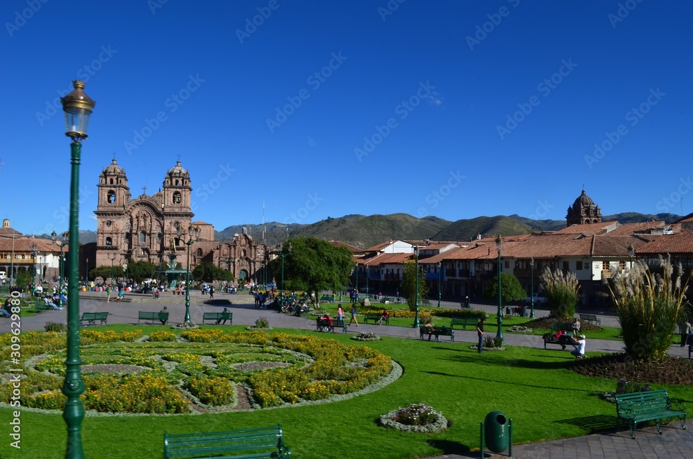 Obraz premium クスコ 街並み