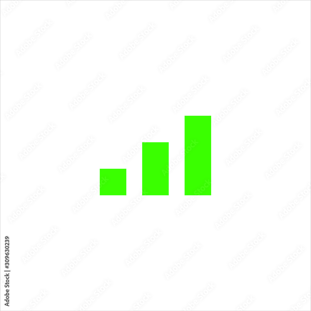 Financial investment chart logo design template. Marketing, sales and growth symbol icon Premium vector Financial investment chart logo design template. Marketing, sales and growth symbol icon Premium vector