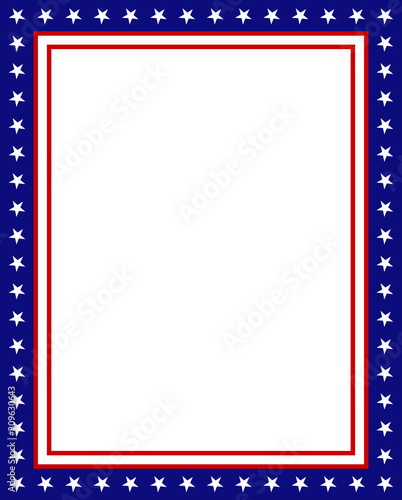 USA frame background