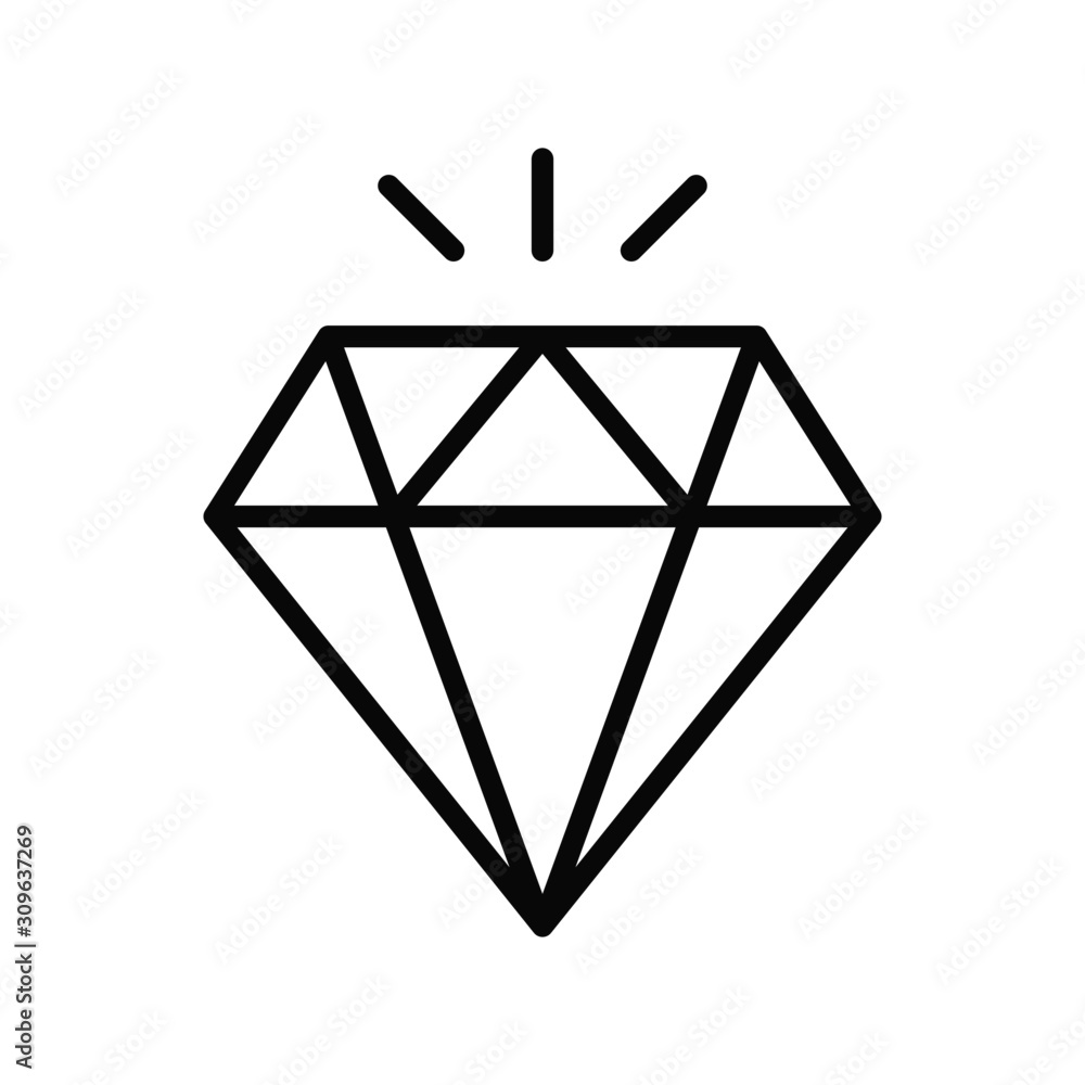 diamond vector isolated icon diamond vector isolated icon