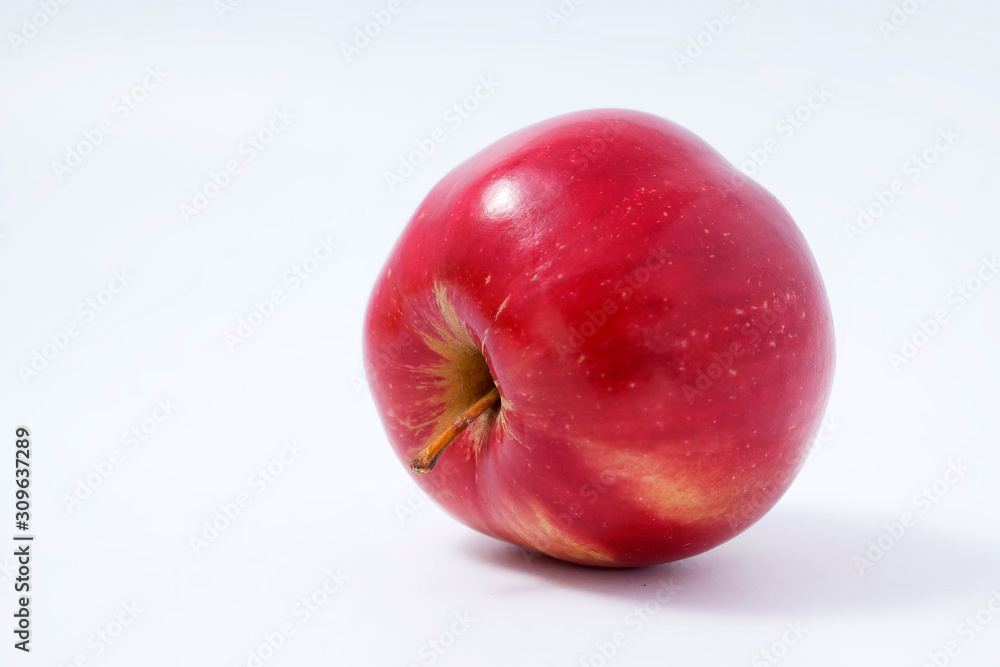 Fresh red apple fruit isolated on the white background with clipping path. One of the best isolated apples that you have seen. Fresh red apple fruit isolated on the white background with clipping path. One of the best isolated apples that you have seen.