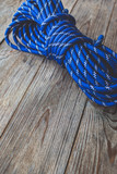 blue climbing rope