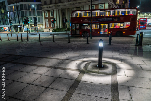 Night street in the city 