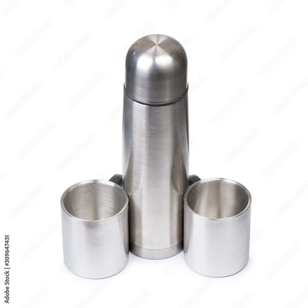 Steel thermos with mug Steel thermos with mug