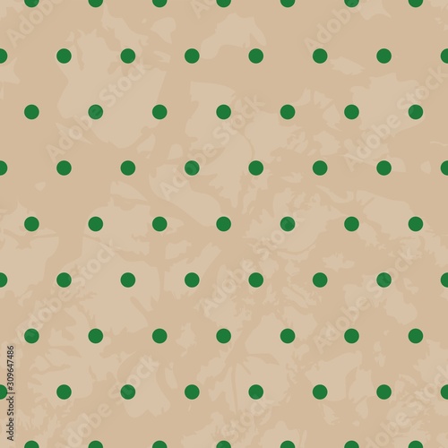 Seamless vector polka dots pattern