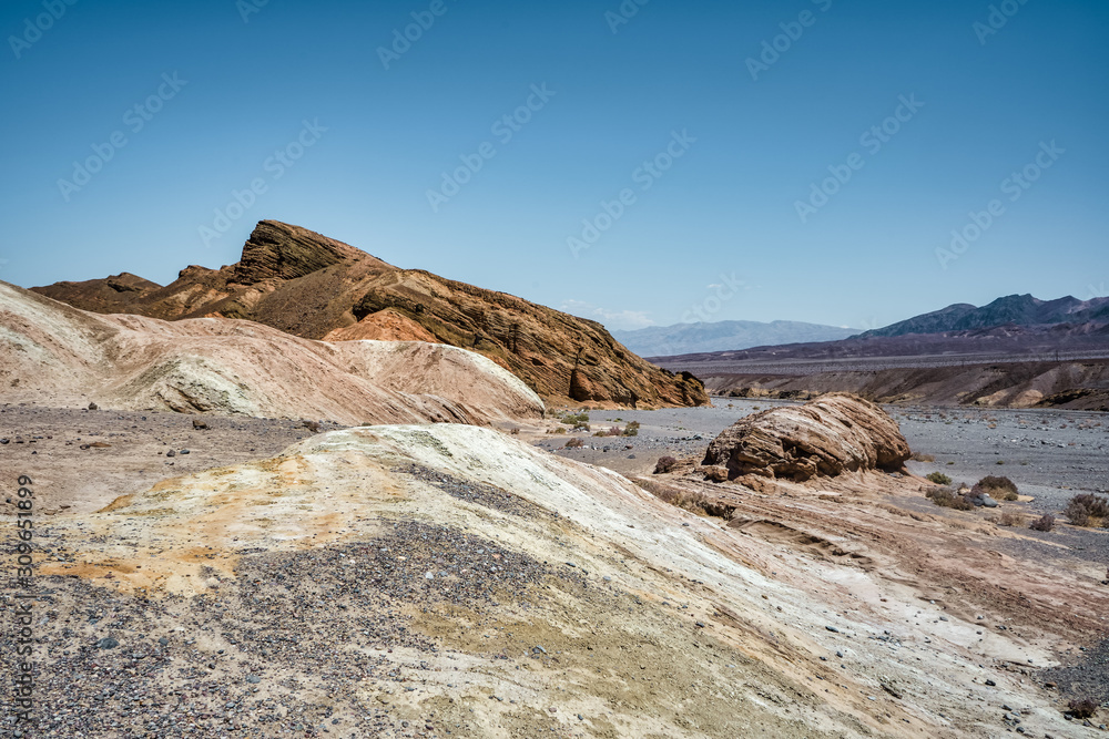 Rock formations in Death Valley, USA
