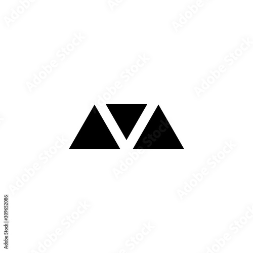 Free Download M symbol vector illustration. - GFXLoad