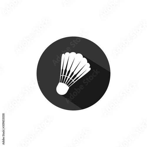 Badminton shuttlecock icon. vector Illustration