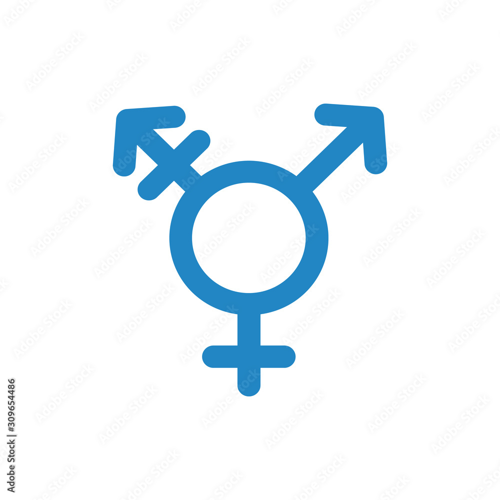 male and female Limitless symbol, vector on white background male and female Limitless symbol, vector on white background