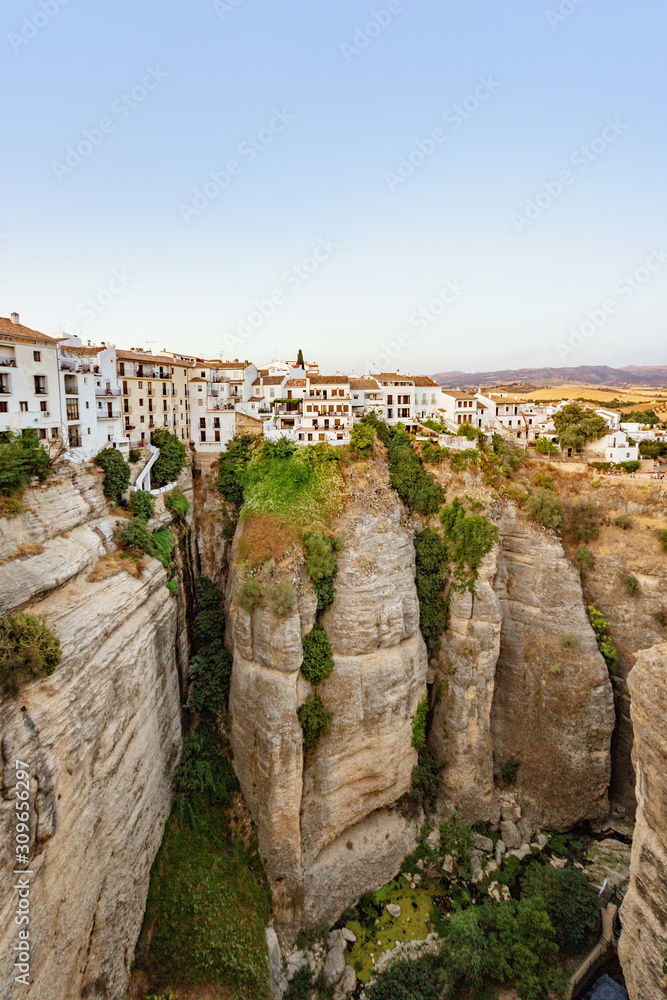 Beautiful Ronda in summer, Andalusia, Spain Beautiful Ronda in summer, Andalusia, Spain