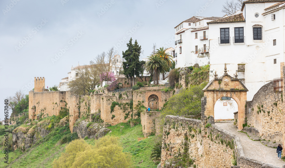 City Walls Ronda Andalusia Spain