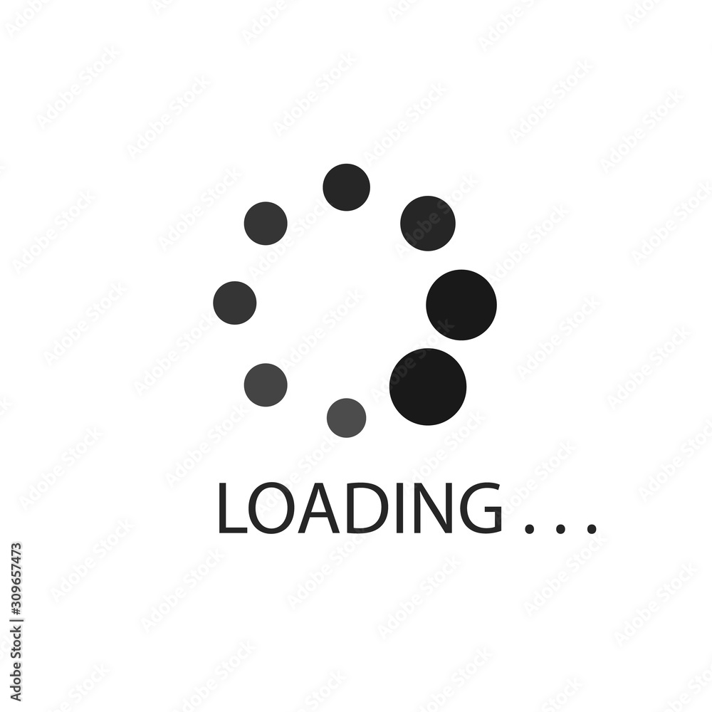 Loading icon. Futuristic progress loading bar. Loading icon. Futuristic progress loading bar.