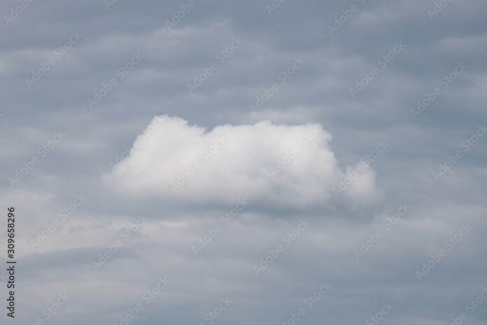 Sky with clouds close up background texture