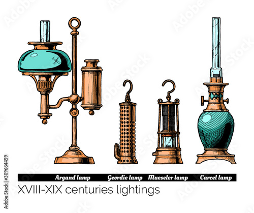 XVIII - XIX centuries lightings
