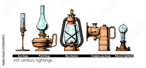 XIX century lightings