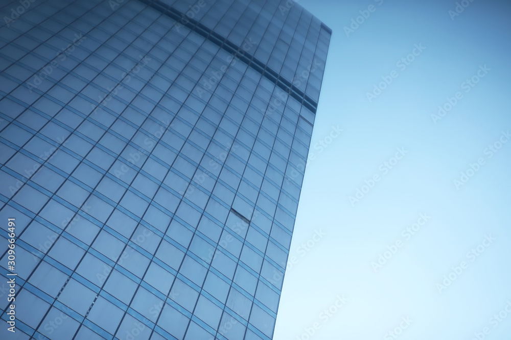 Buildings made of glass and concrete. Skyscrapers in the city. Buildings made of glass and concrete. Skyscrapers in the city.