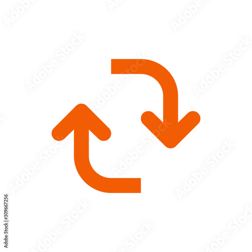 reverse isolated icon. Simple element illustration from geometry concept. reverse editable logo symbol design on white background. Can be use for web and mobile. photo