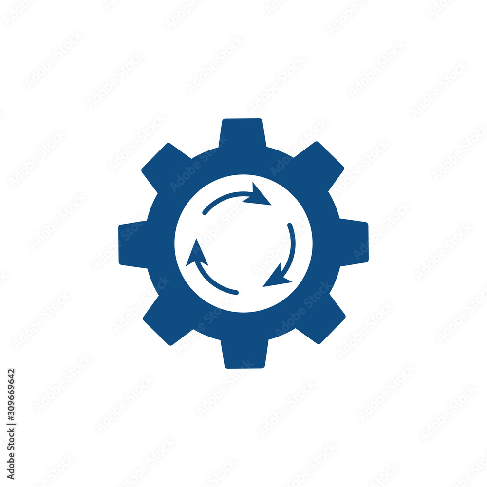 Process optimization vector icon on white isolated background. Process optimization vector icon on white isolated background.