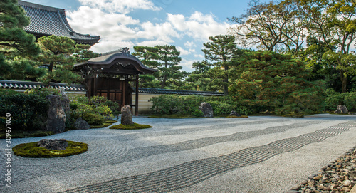 Canvas Print Zen garden in Japan