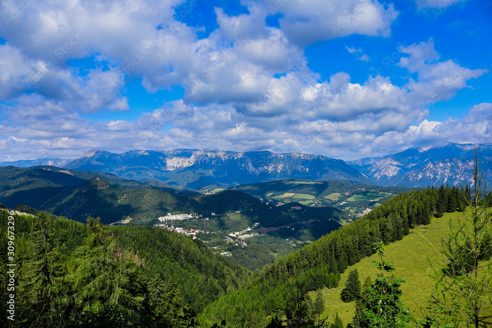 Naklejka premium Semmering Landscape