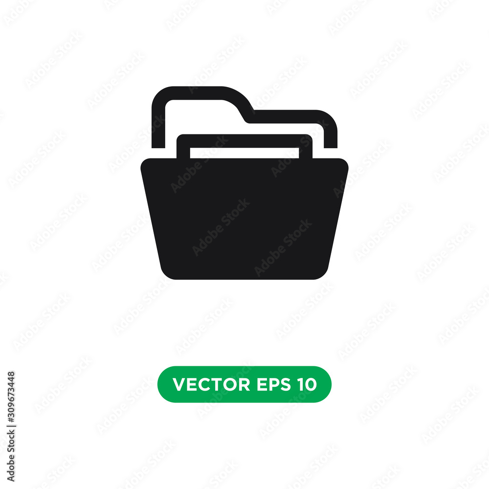folder icon vector template design concept folder icon vector template design concept