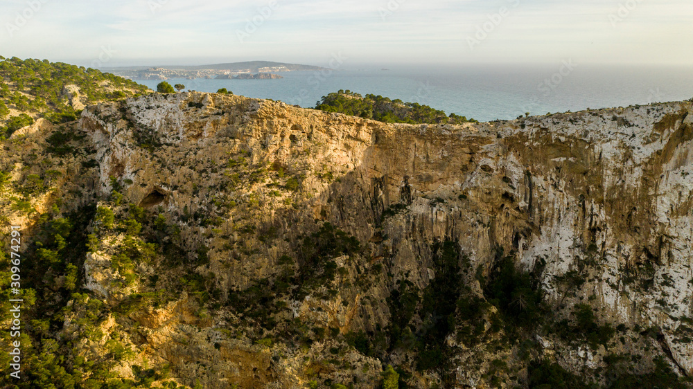 Bay and coast of Cala Llamb, Majorca Spain