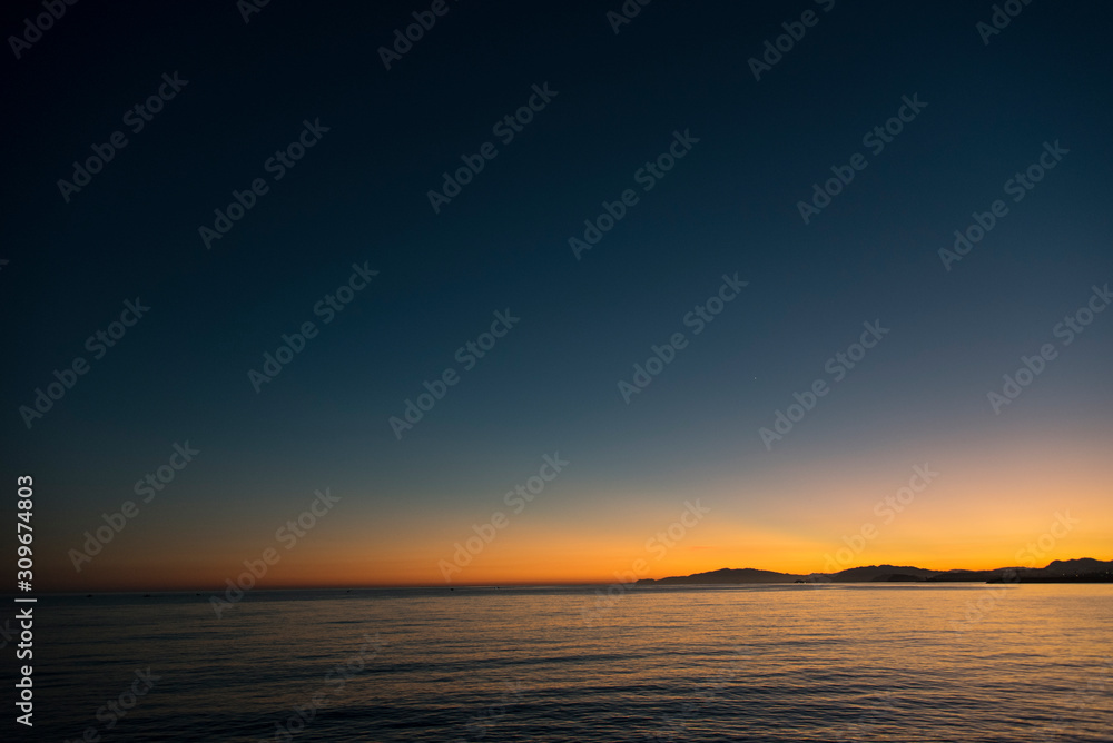 Fototapeta premium sunset at sea