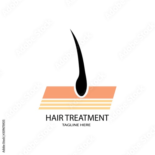 hair logo vector