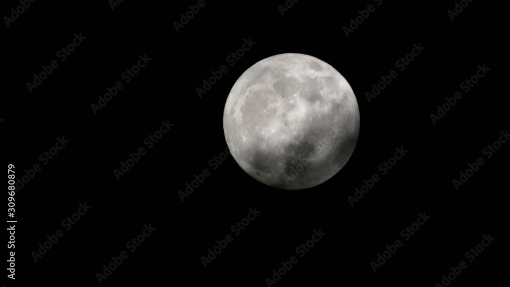 full moon in the dark night and clouds in motion, full moon in the dark night and clouds in motion,