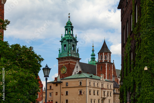 Wawel Castle in Krakow (Poland). Built at the direction of King Casimir III the Great