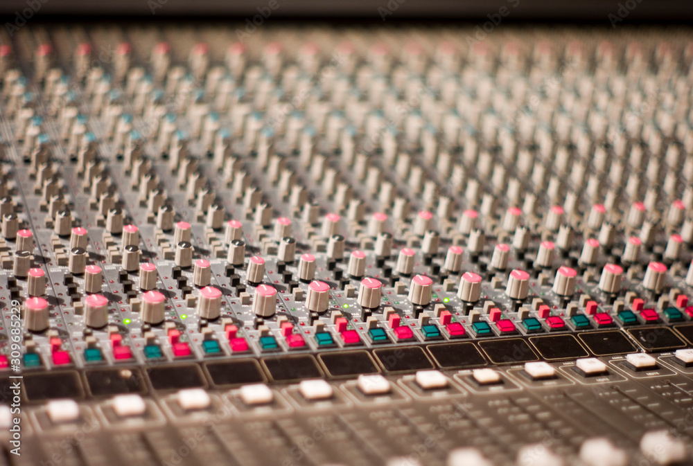 Fototapeta premium mixing console