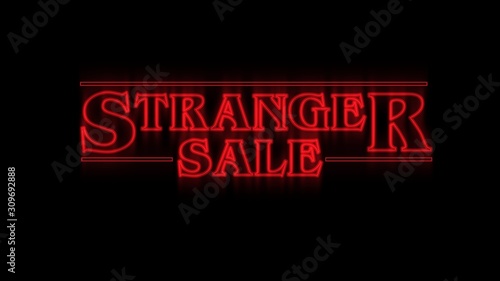 The Stranger Sale text illustration