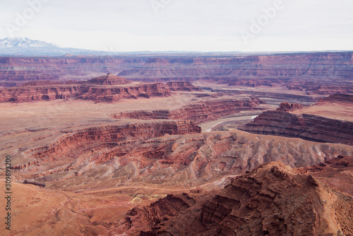 Colorado River gorge at Dead Horse Point Overlook