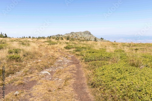 Autumn view of Vitosha Mountain  Bulgaria