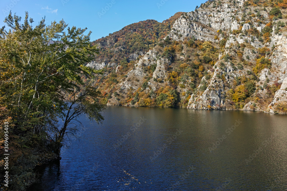Krichim Reservoir at Rhodopes Mountain, Bulgaria Krichim Reservoir at Rhodopes Mountain, Bulgaria