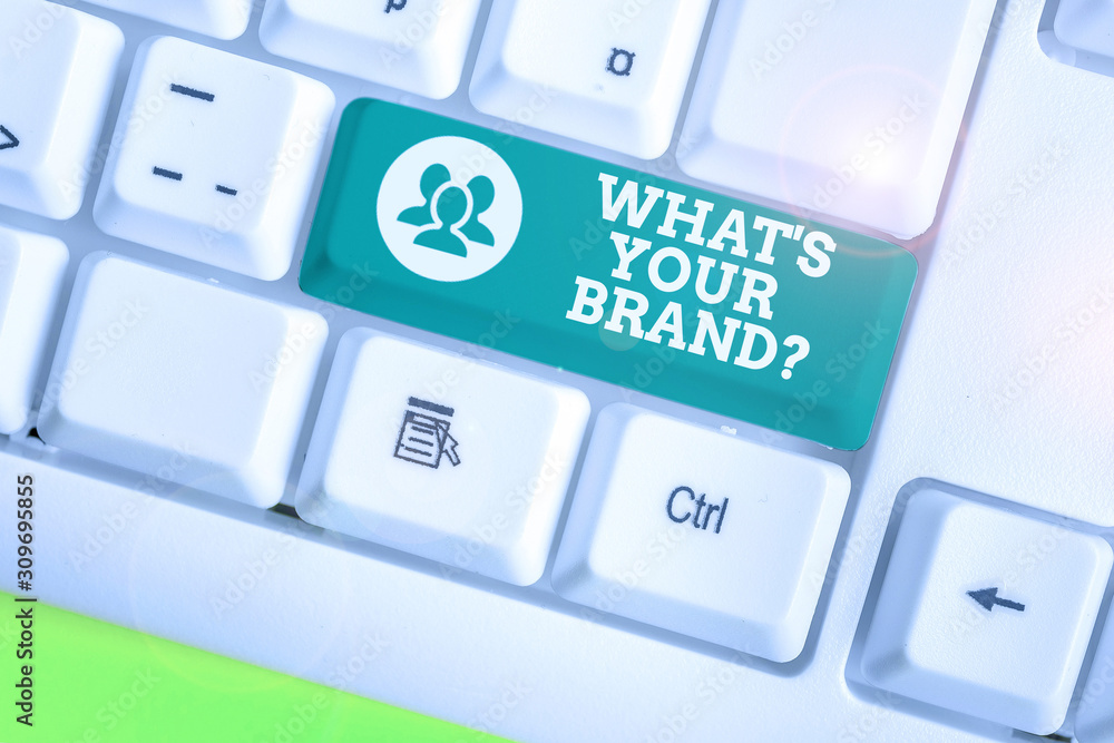 Word writing text What S Your Brand Question. Business photo showcasing asking about product logo does or what you communicate Word writing text What S Your Brand Question. Business photo showcasing asking about product logo does or what you communicate