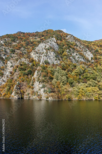 Fototapeta Naklejka Na Ścianę i Meble -  Krichim Reservoir at Rhodopes Mountain, Bulgaria