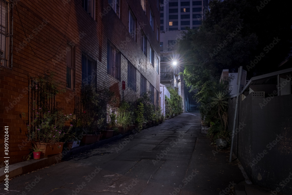 Fototapeta premium street at night