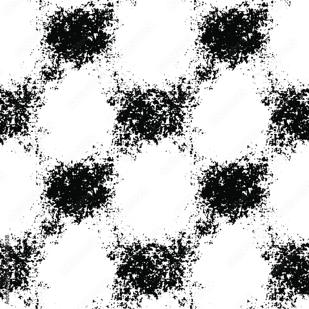 Full seamless abstract distressed monochrome pattern vector for decoration. Texture design for textile fabric printing and wallpaper. Grunge model for fashion and home design. Full seamless abstract distressed monochrome pattern vector for decoration. Texture design for textile fabric printing and wallpaper. Grunge model for fashion and home design.