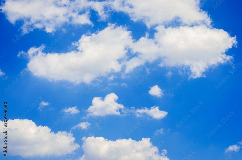 Fototapeta premium beautiful cloud and blue sky background.